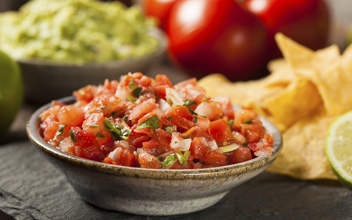 Salsa pico de gallo casera