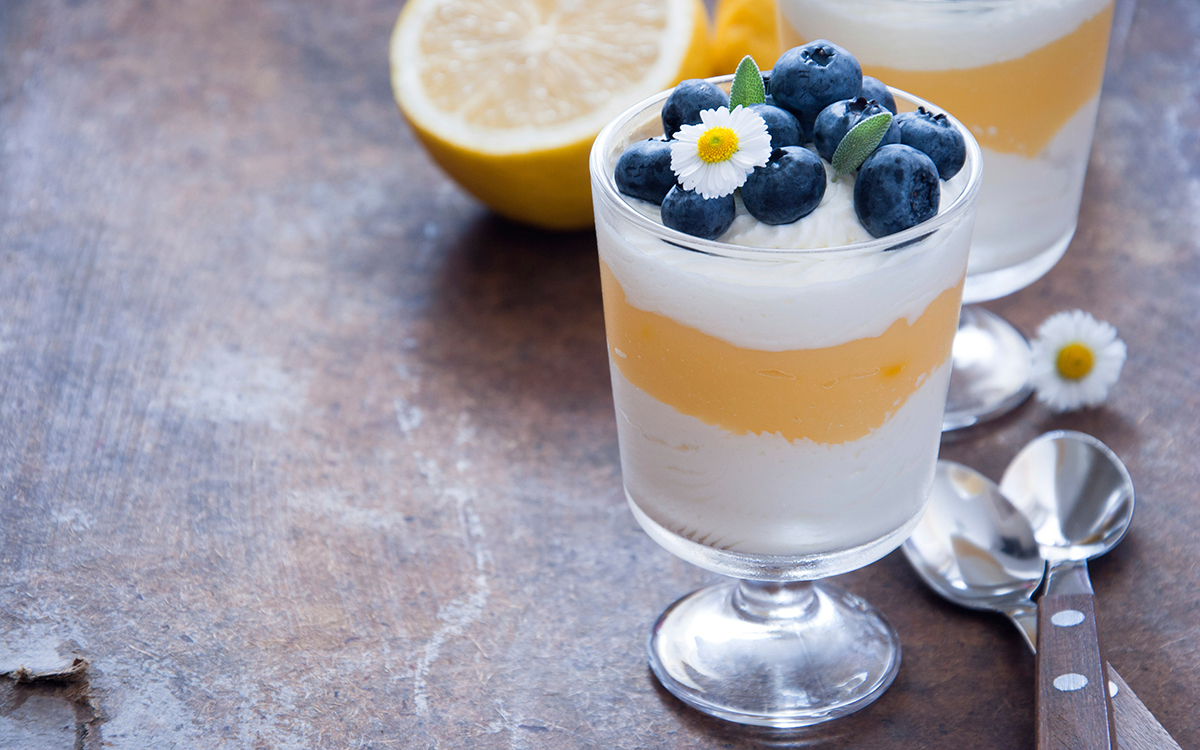 Copa de mousse de limón