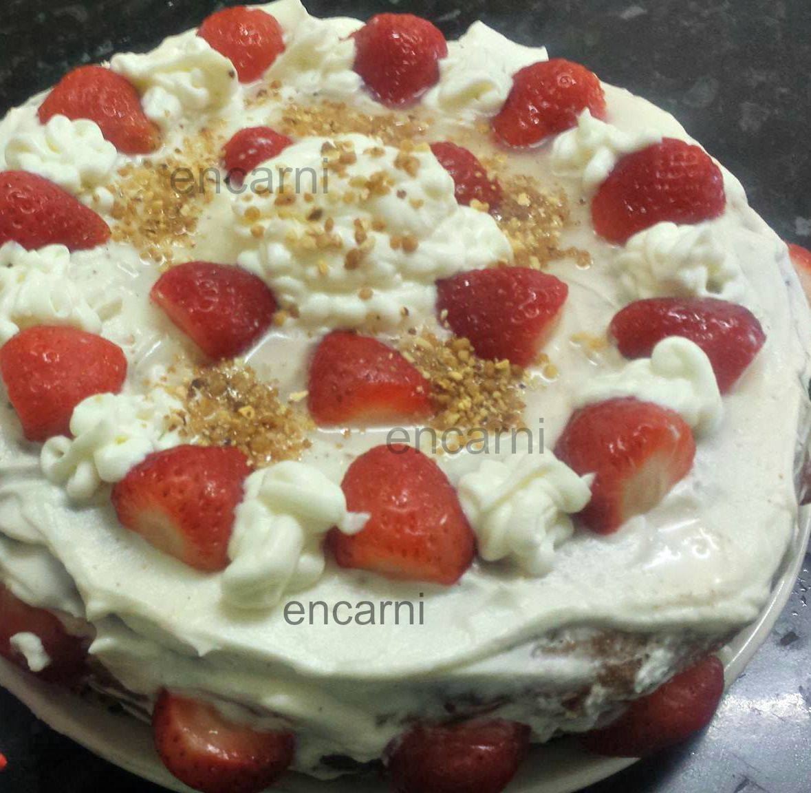 TARTA DE FRESAS 