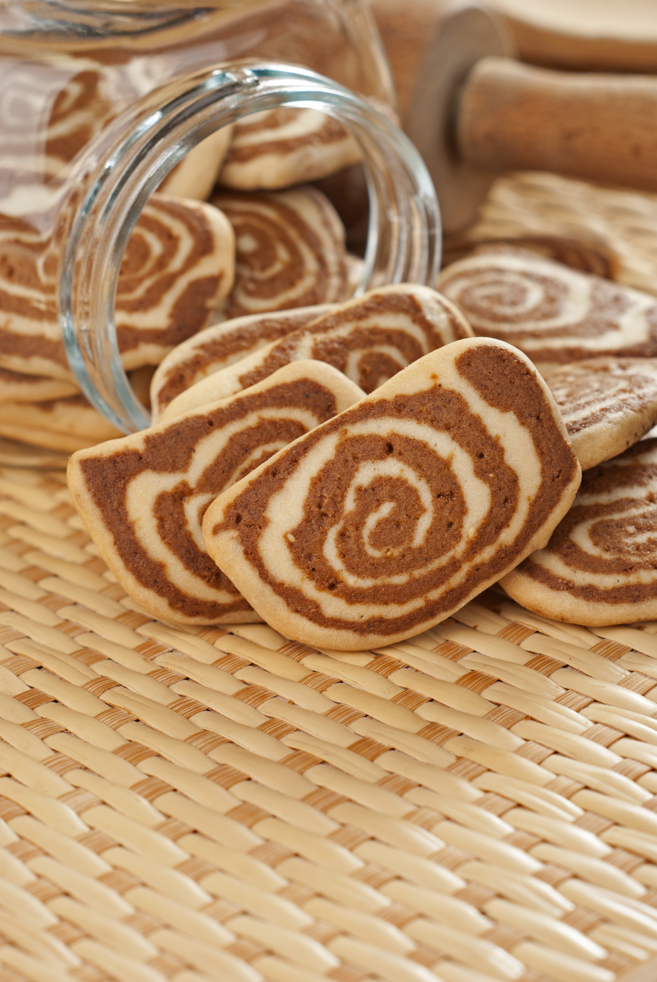 Galletas mamoladas de café y chocolate