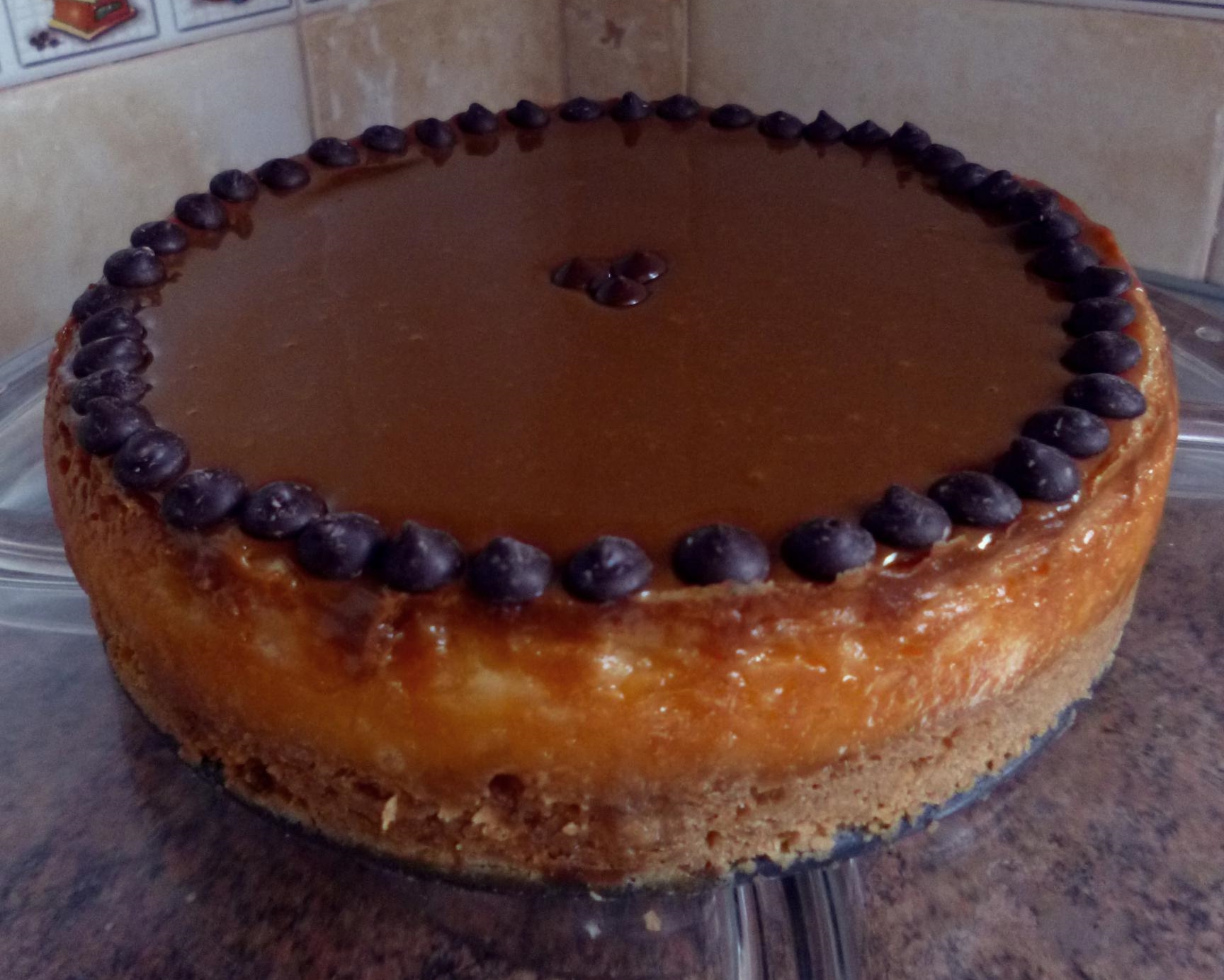 cheesecake de dulce de leche