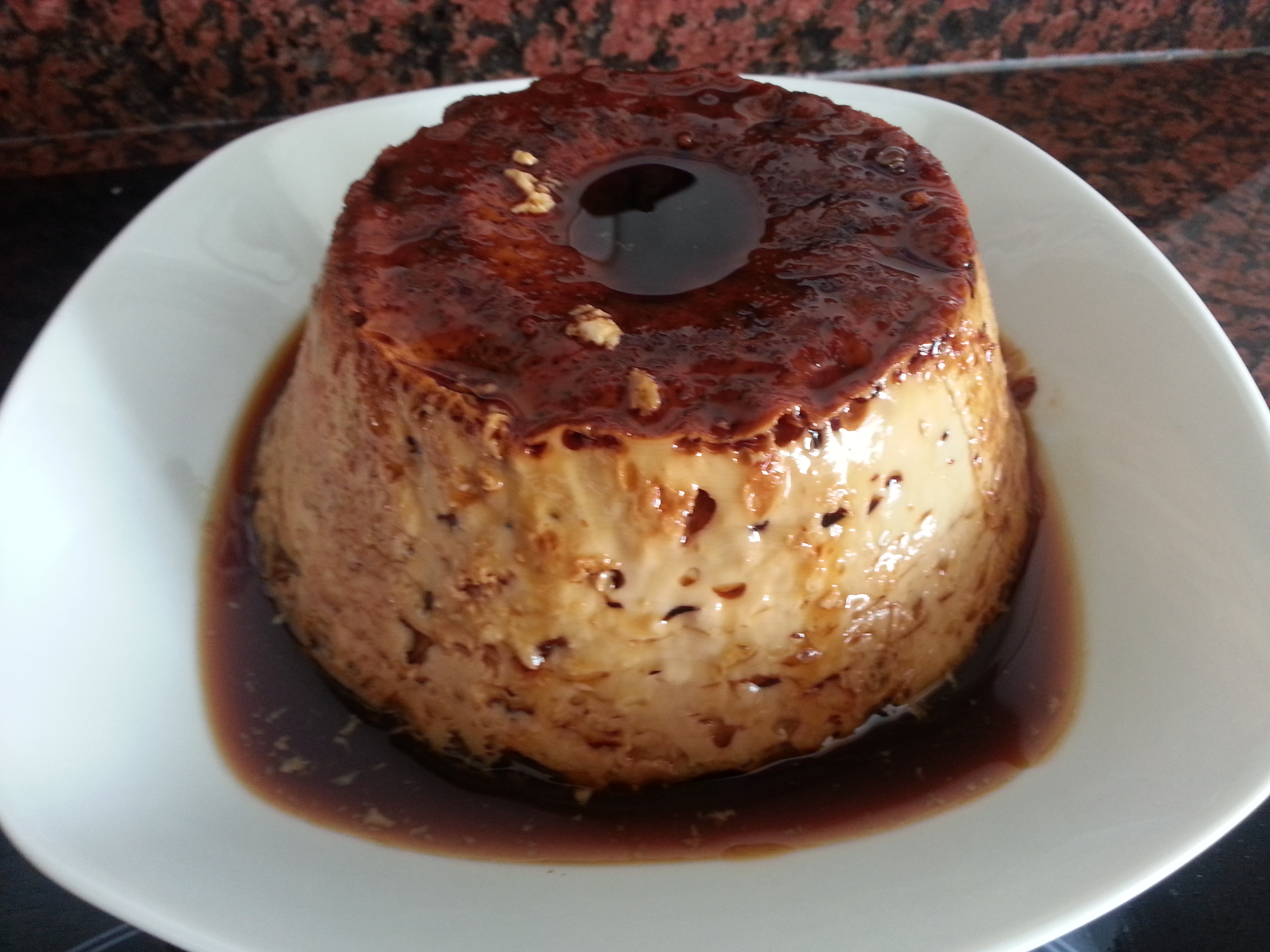 Flan de café