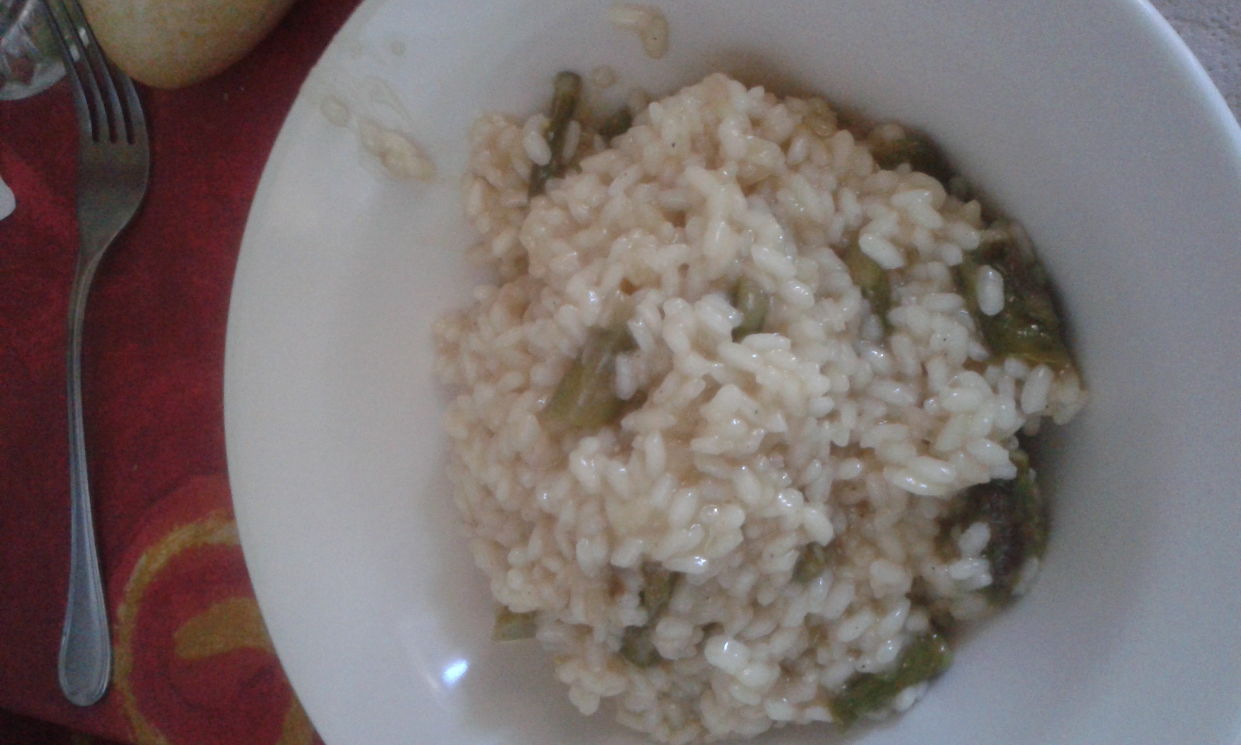 Risotto de esparragos trigueros