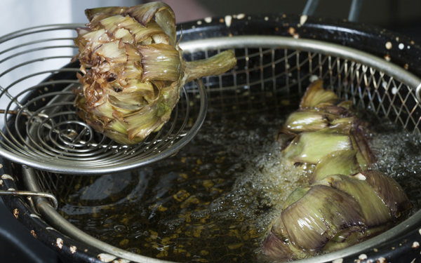 receta de alcachofas a la judia