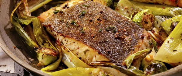 bacalao con pimientos