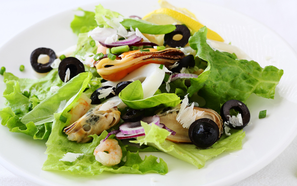 ensalada de mejillones