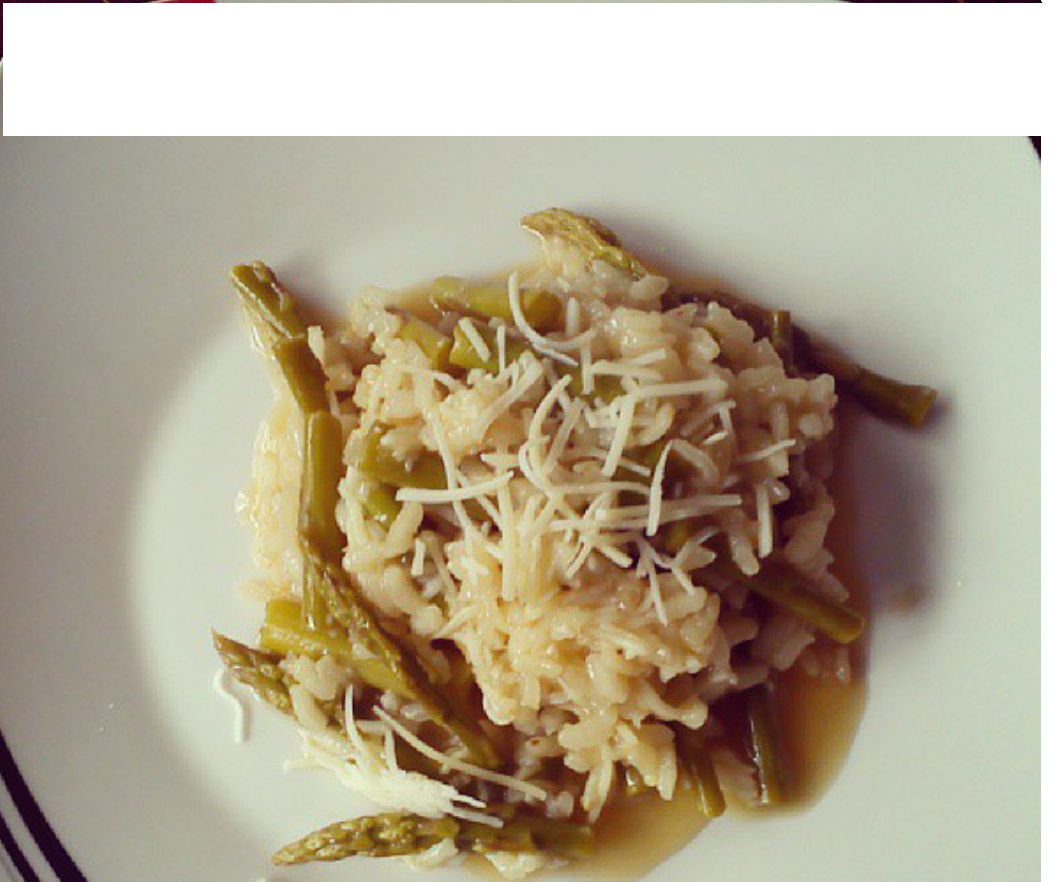 risotto de esparragos