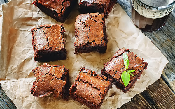 brownie al microondas