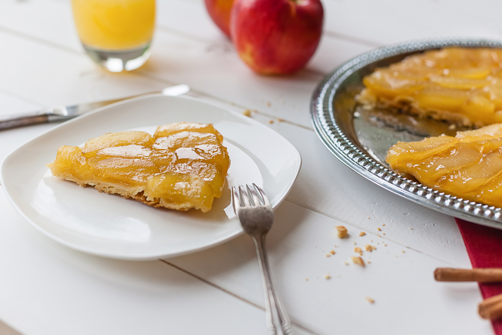 Tarta de manzana y canela casera