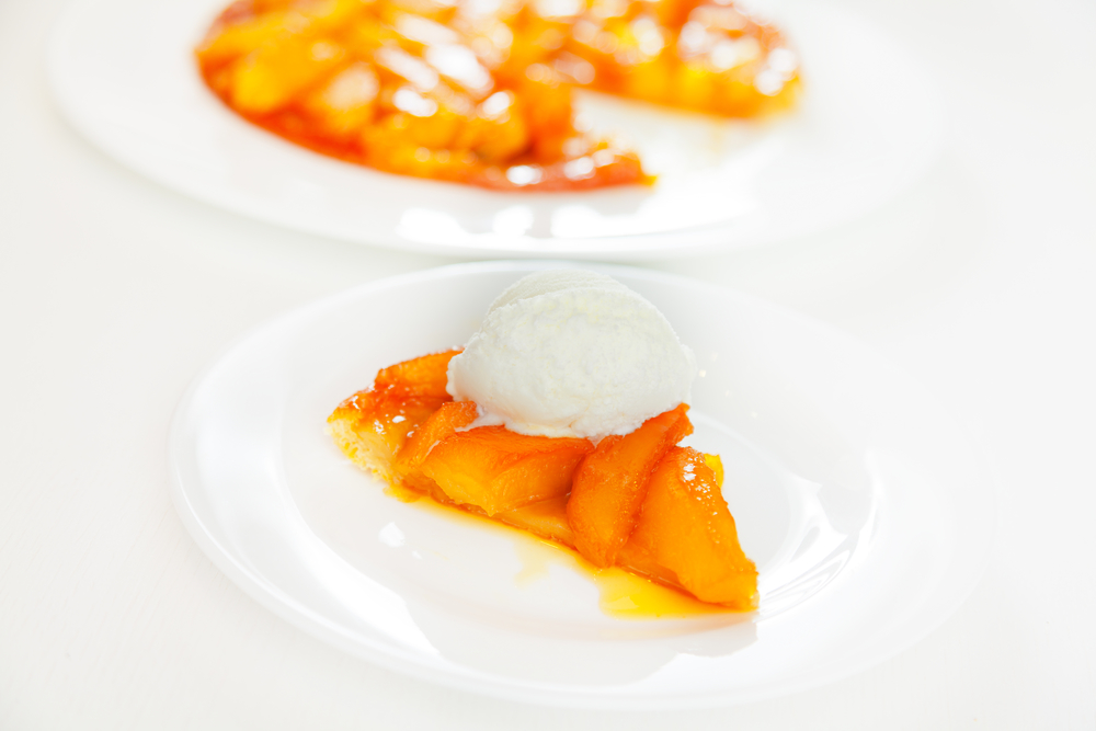 Tarta tatin de mango