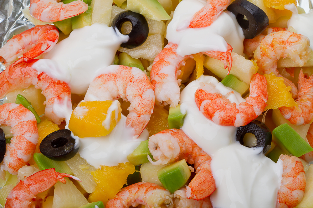 Ensalada de Marisco y Frutas 