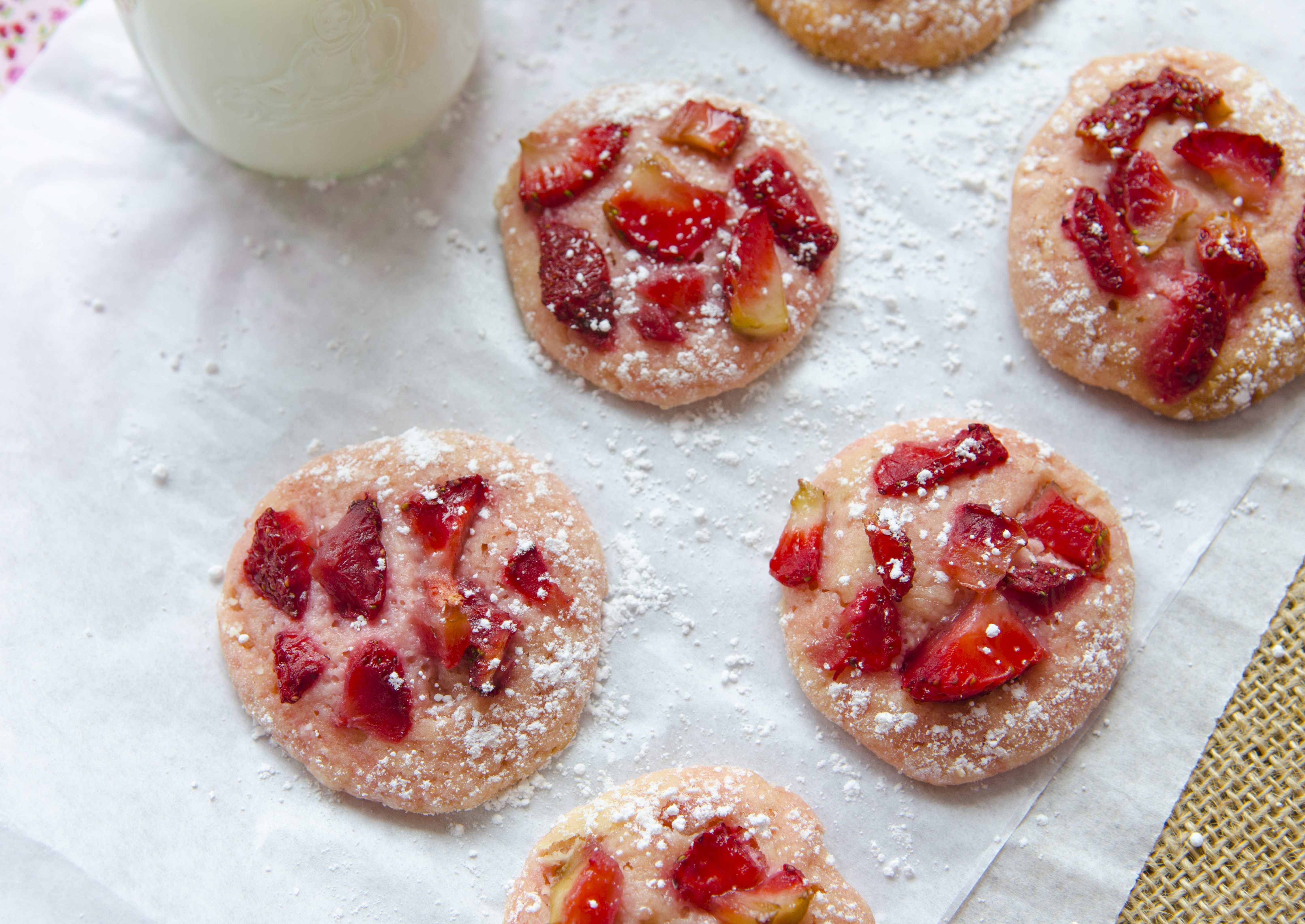 Galletas de fresa y yogur