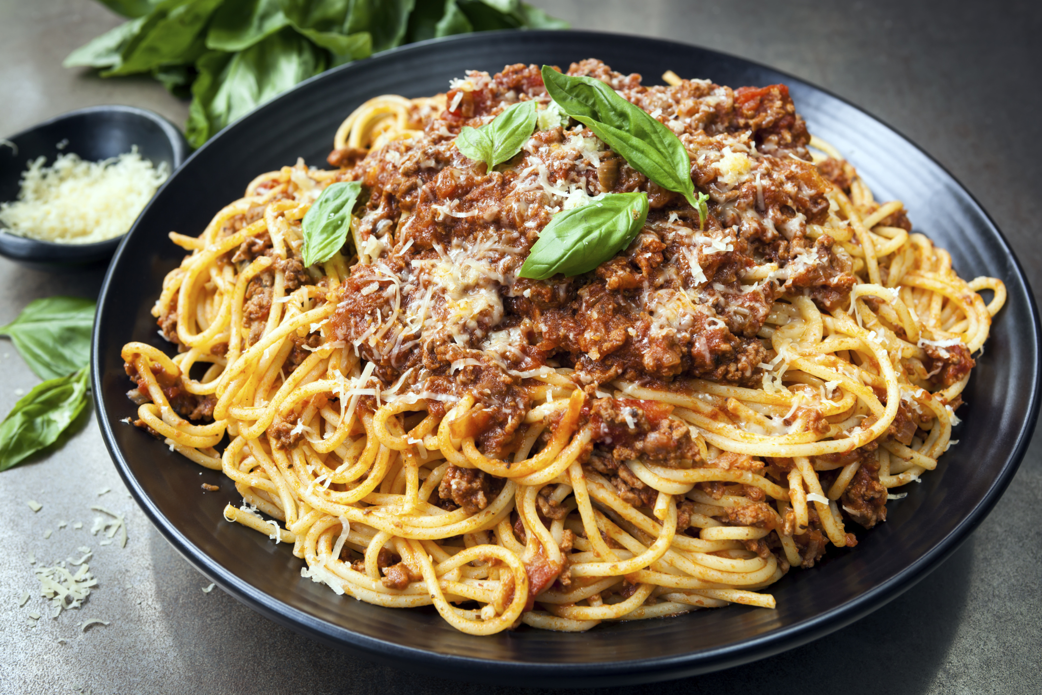 Spaghetti con salsa boloñesa