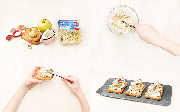 Tostas de boquerones 