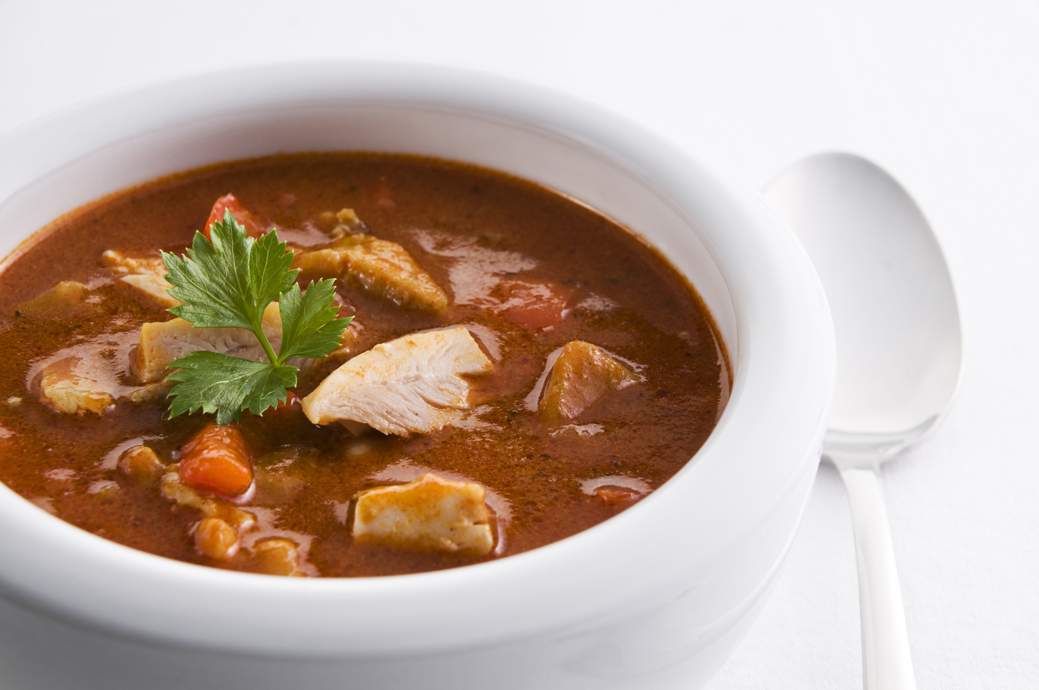 Caldo de carne y verduras