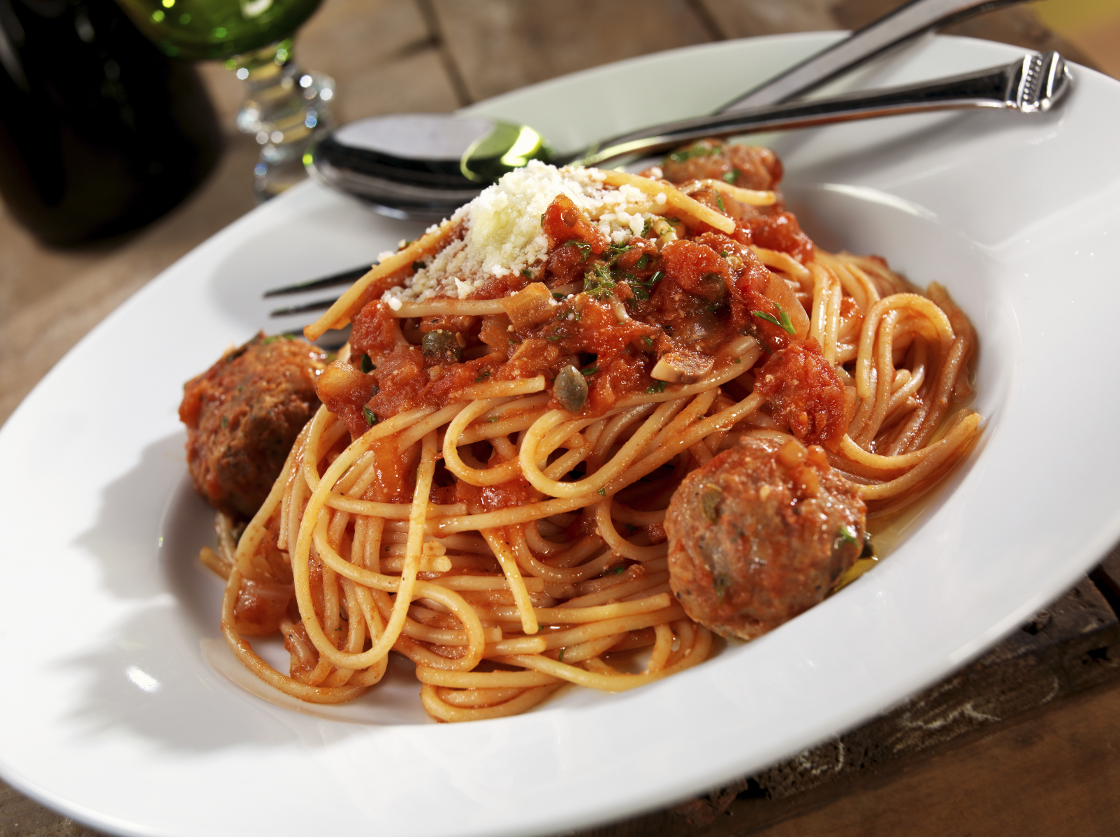 Albóndigas con pasta