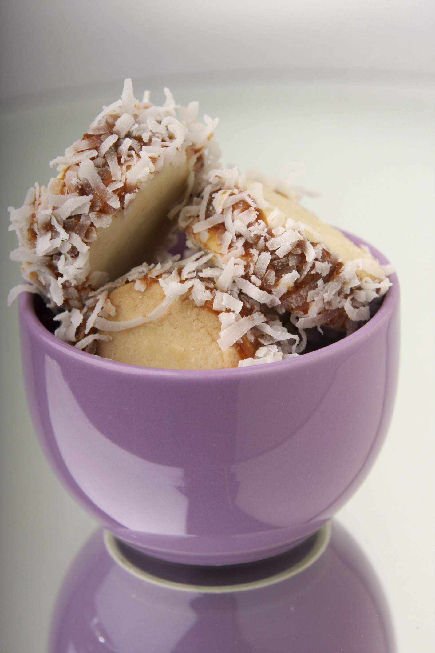 Alfajores de bizcochuelo