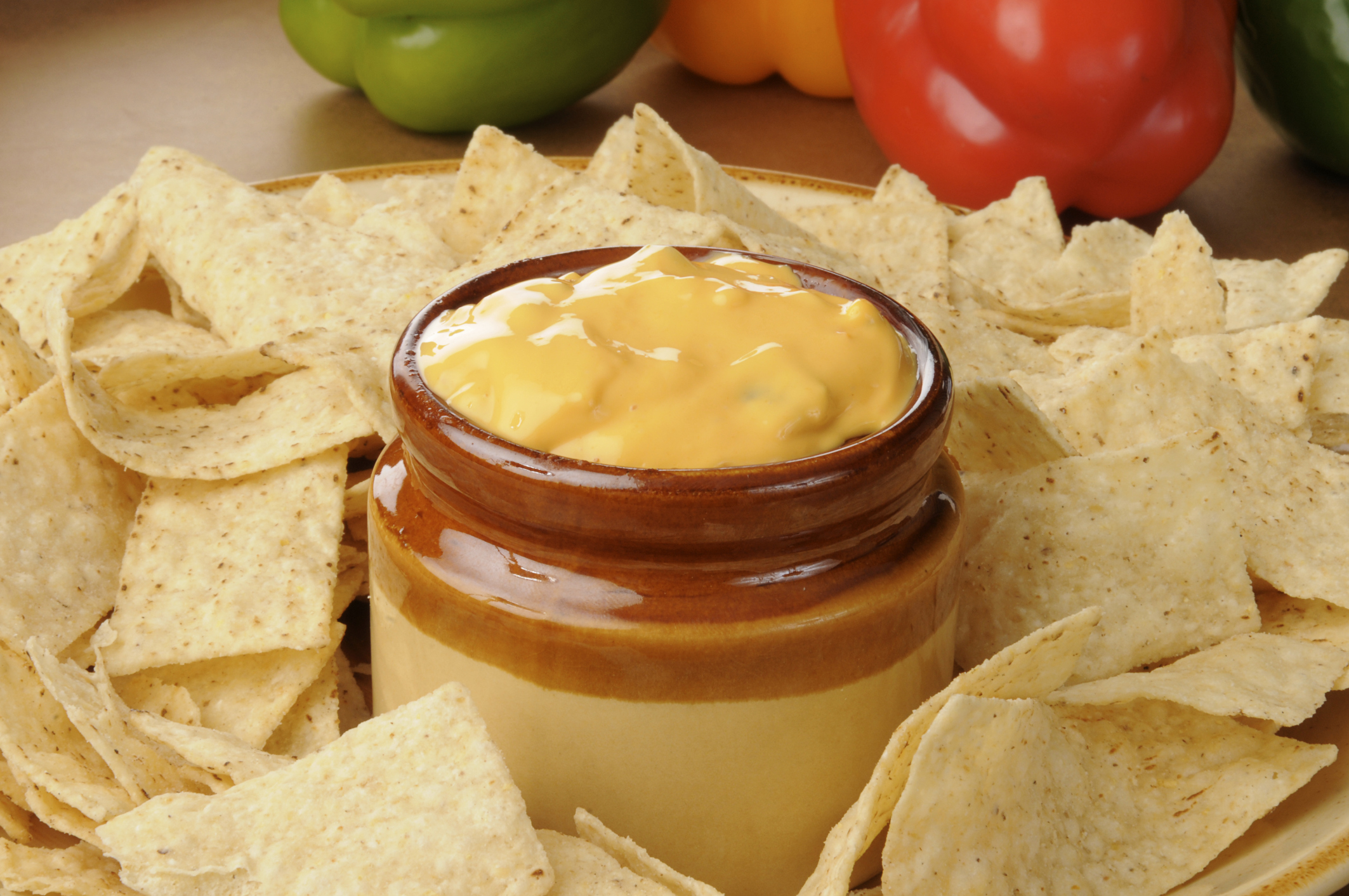 Salsa de queso para nachos