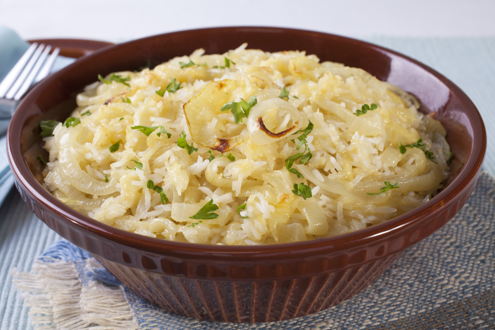 Arroz blanco al horno