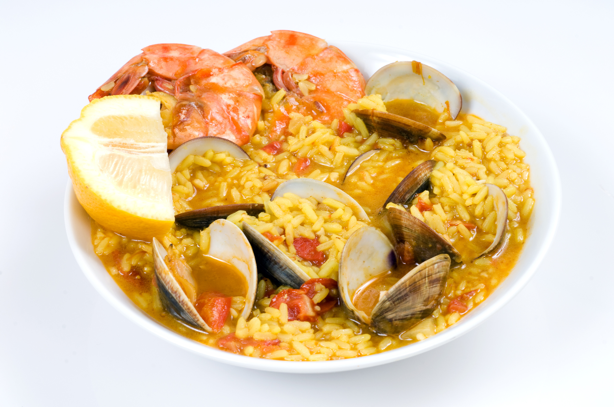 Arroz caldoso con mariscos