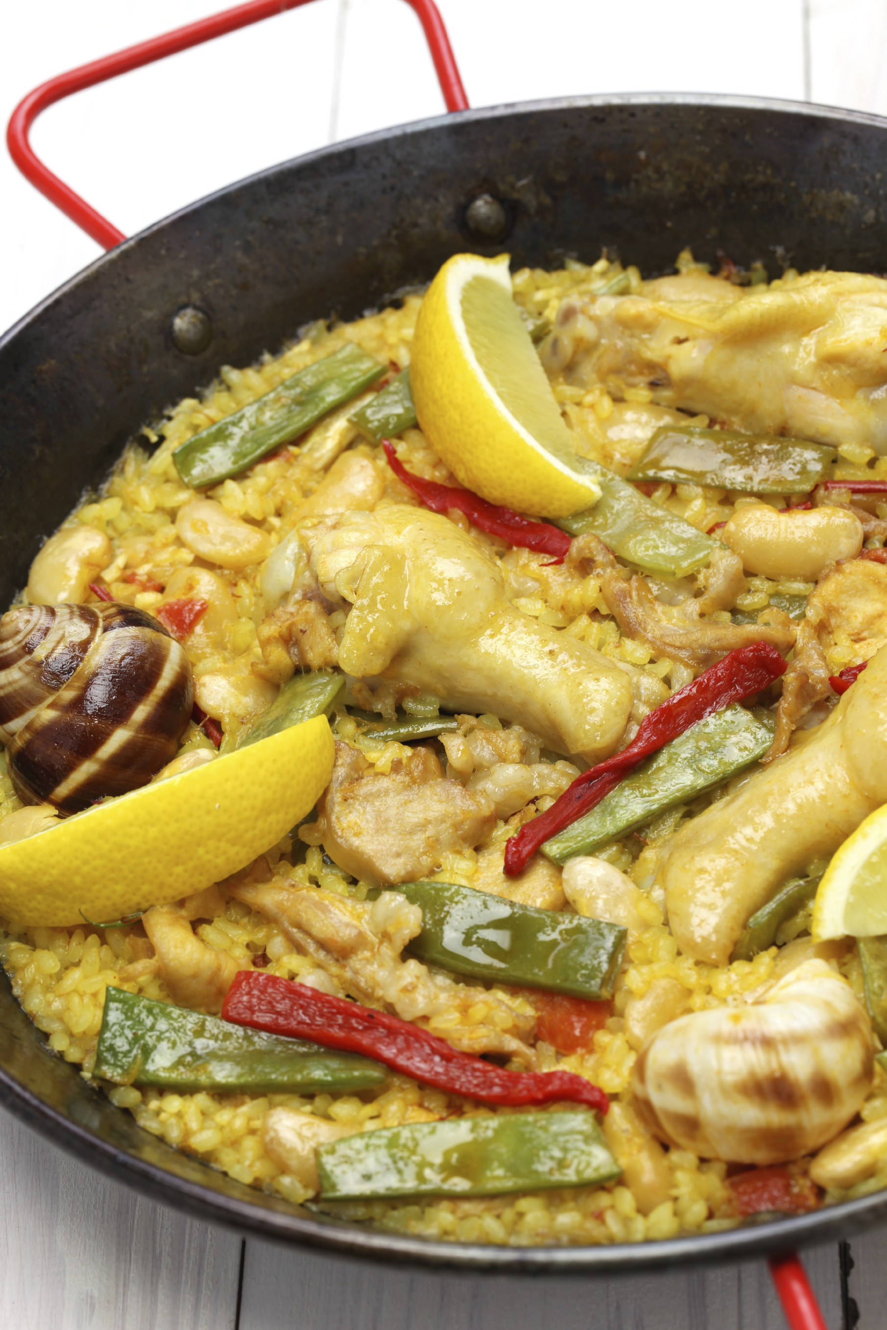 Arroz con conejo y caracoles