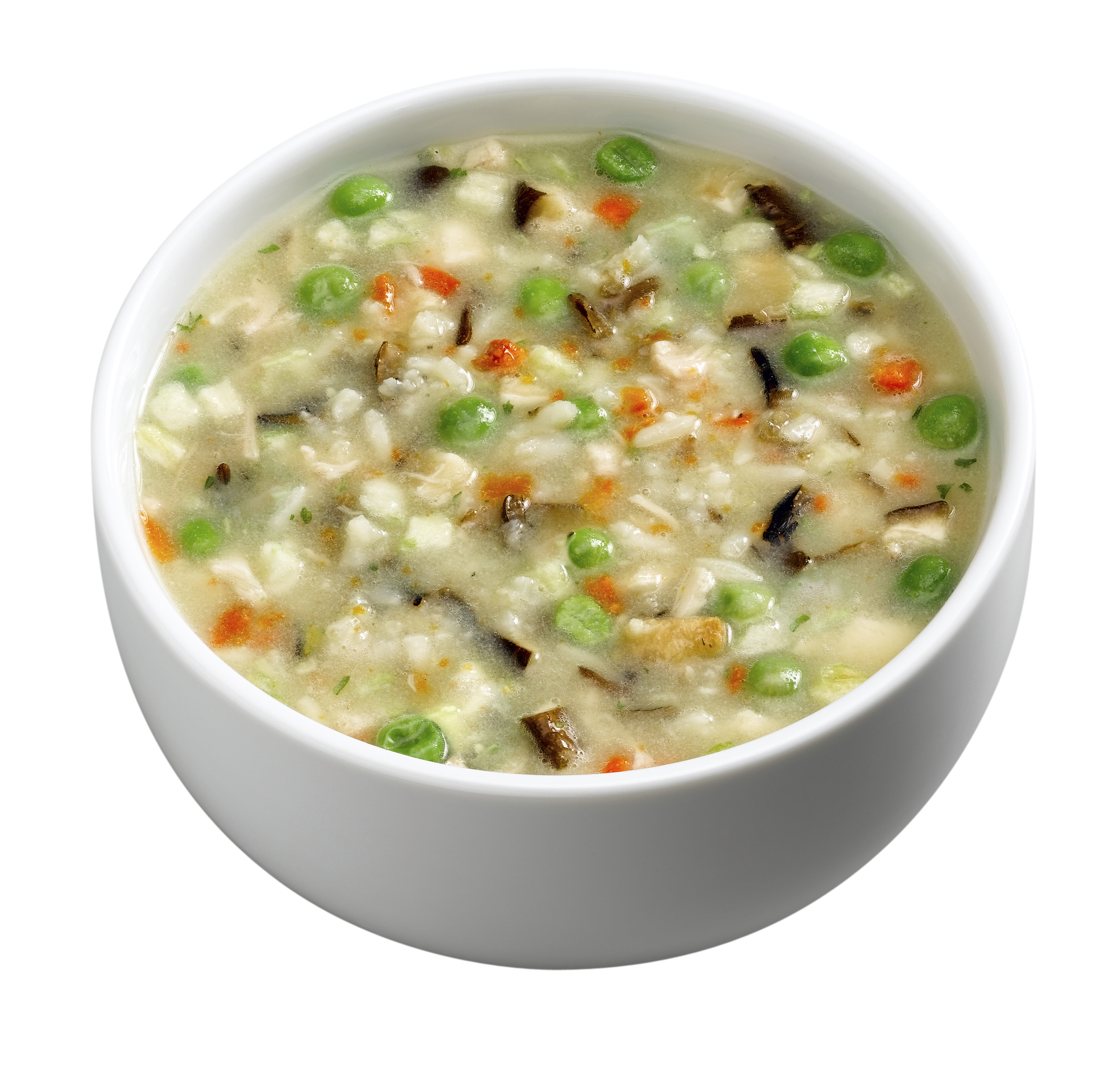 Arroz caldoso con verduras multicolor