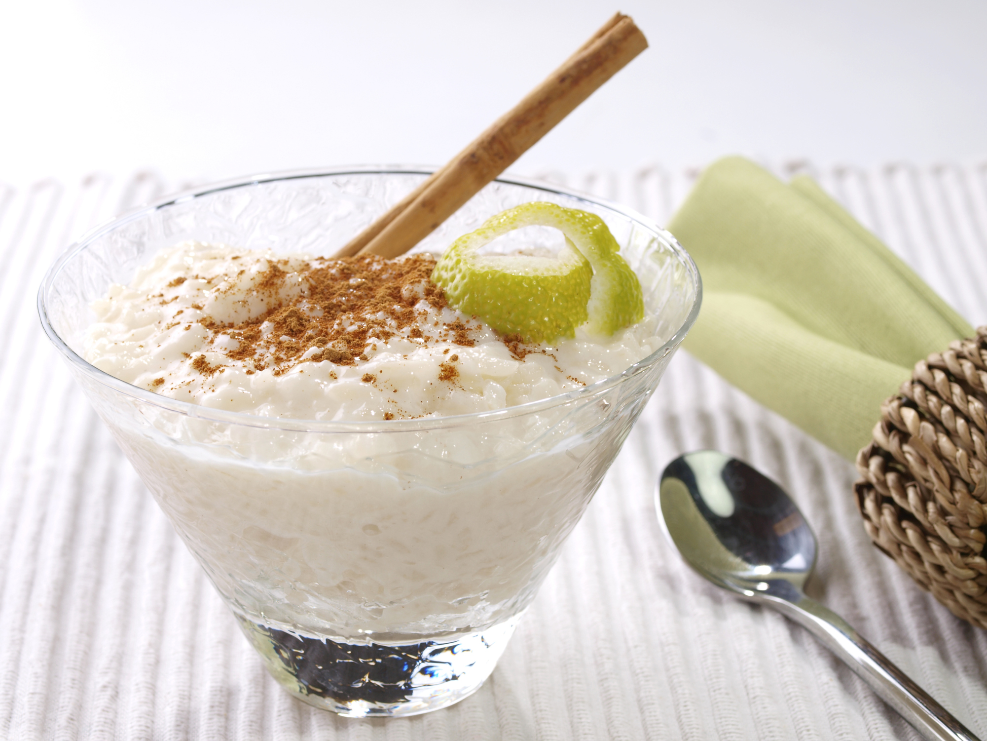 Arroz con leche bajas calorías