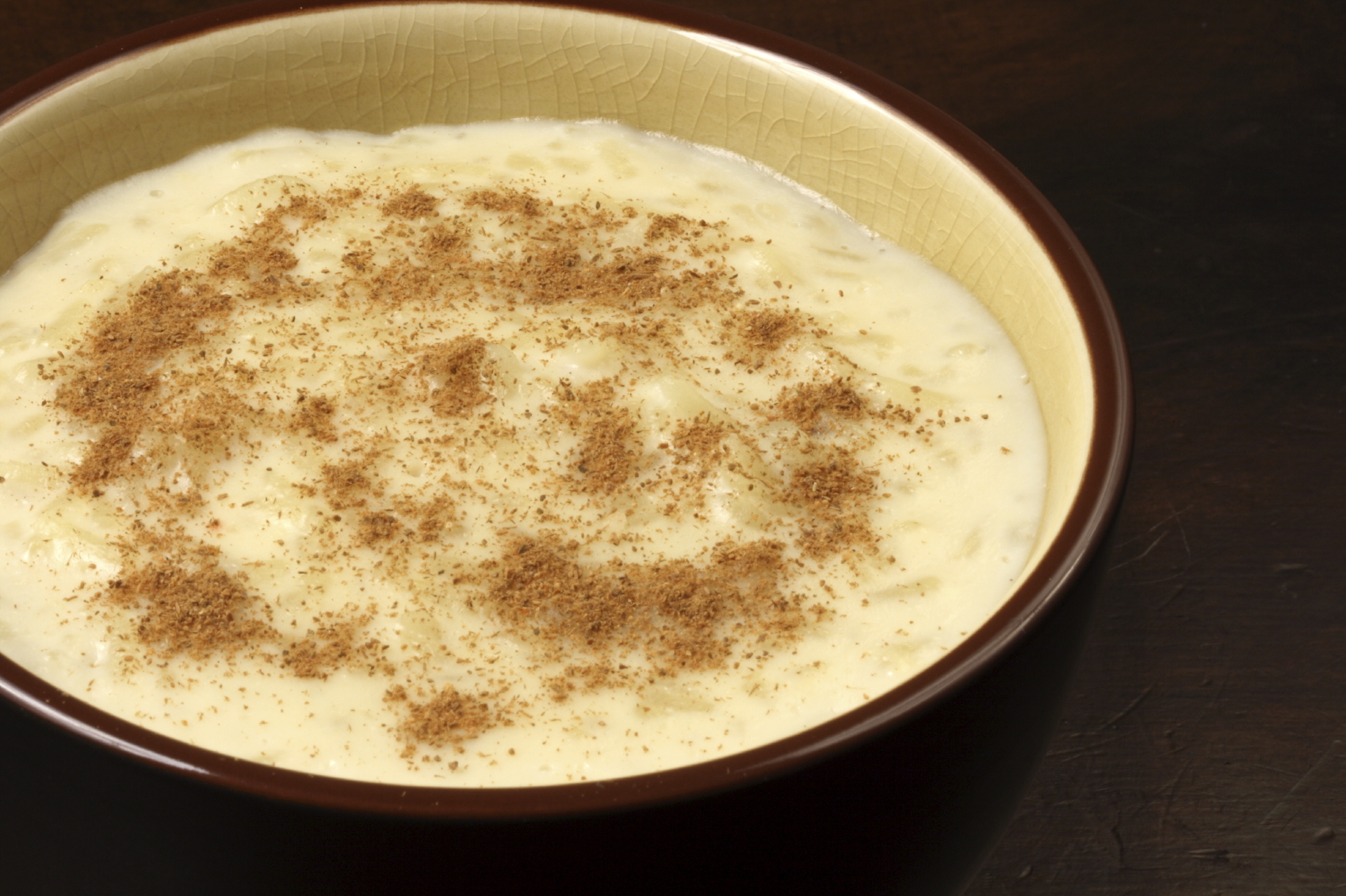 Arroz con leche y limón