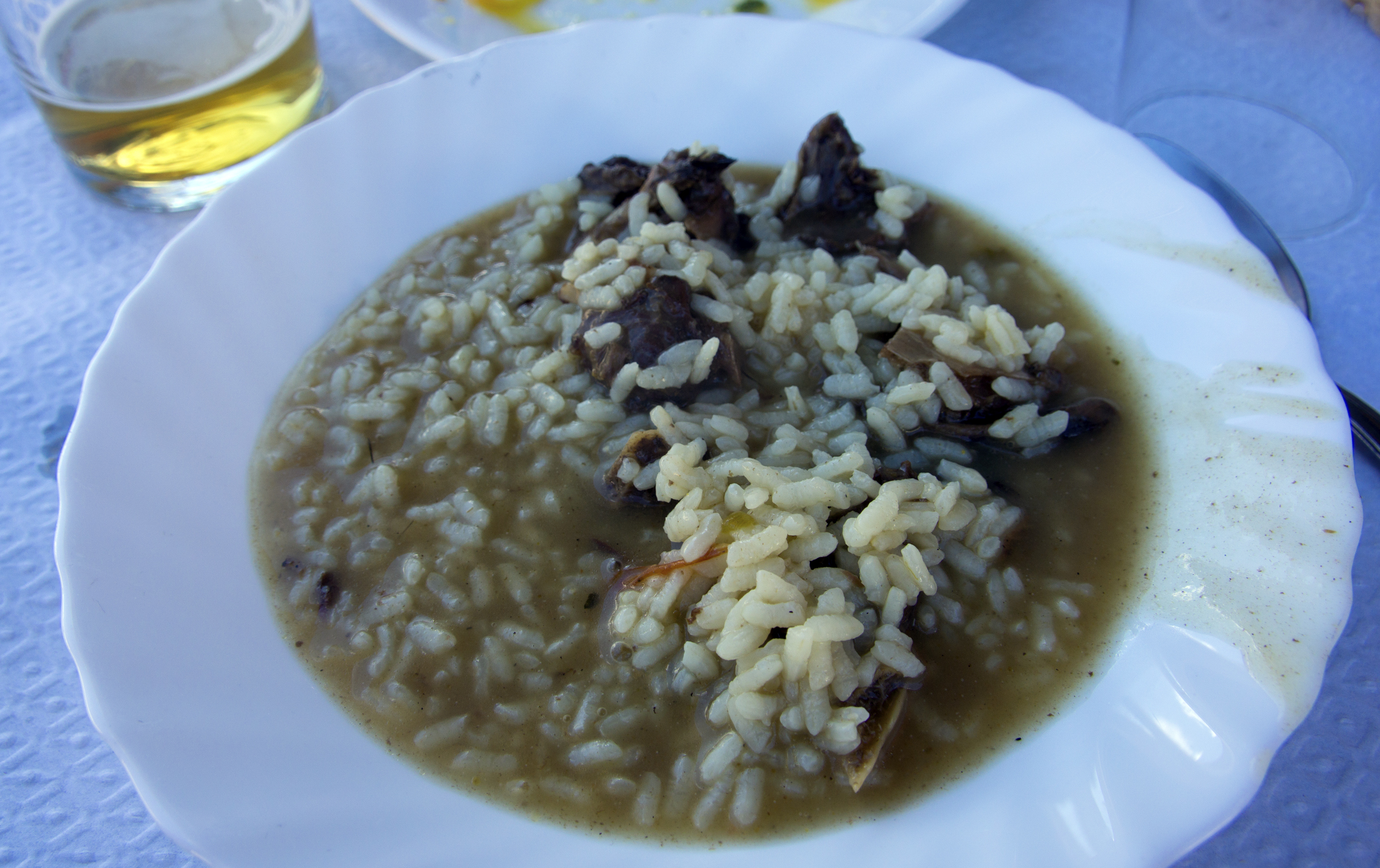 Arroz meloso de pato y setas