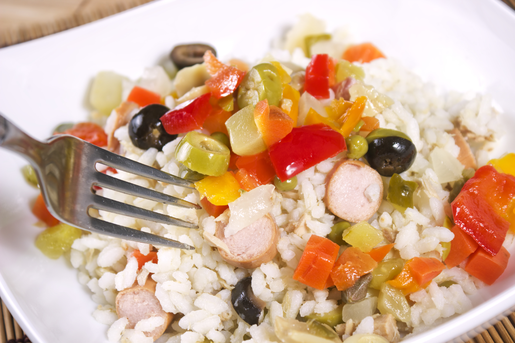 Arroz de verano con verduras