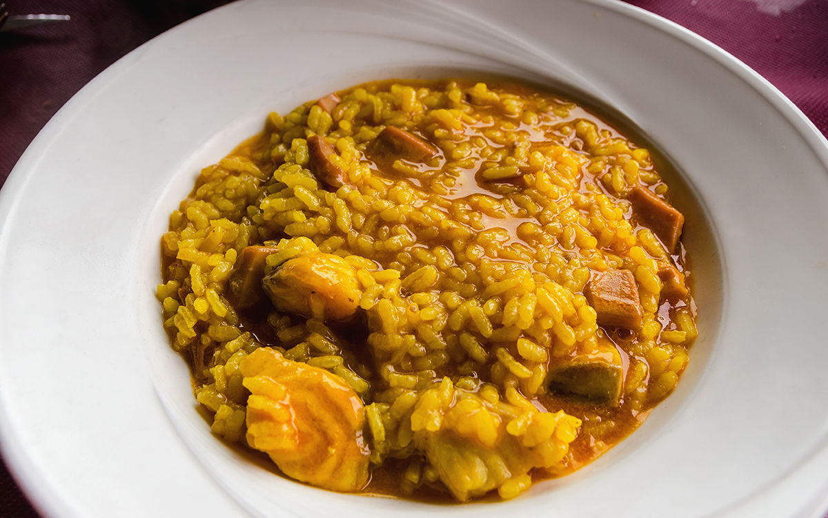 Arroz caldoso marinero