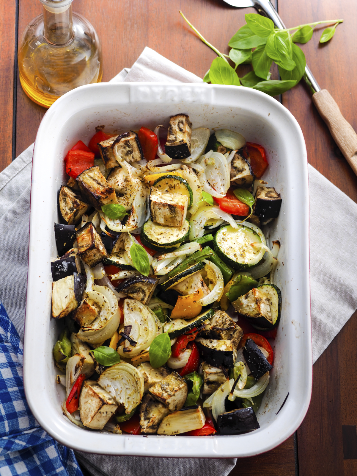 Guarnición de asado de verduras