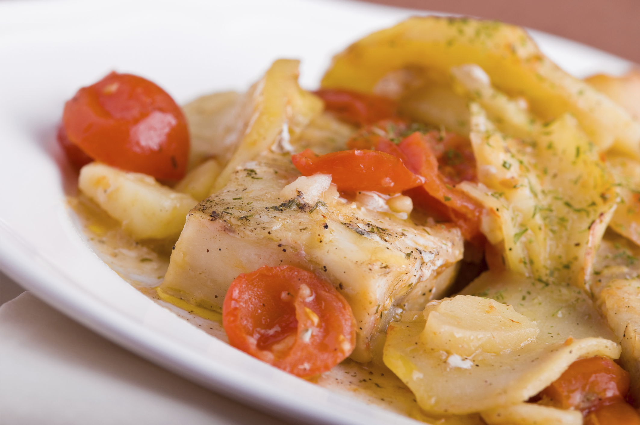 Bacalao marinado en aceite de oliva y pimentón