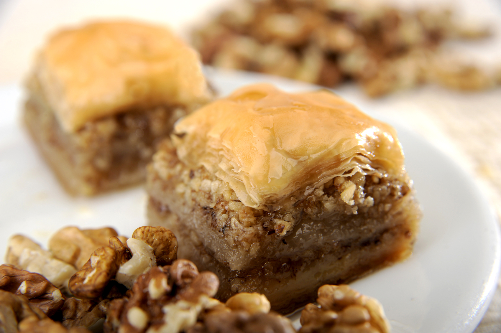 Baklava, pastel turco de nueces