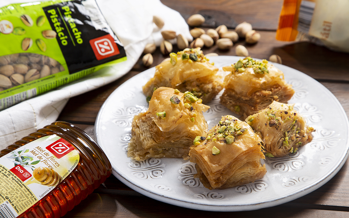 Baklava de pistacho