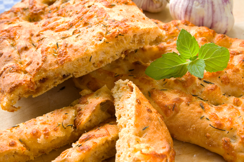 Pan con hierbas provenzales y tomillo