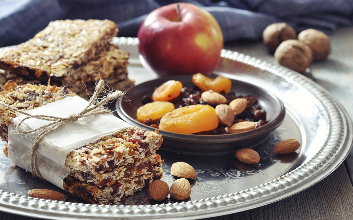 Barritas energéticas de muesli