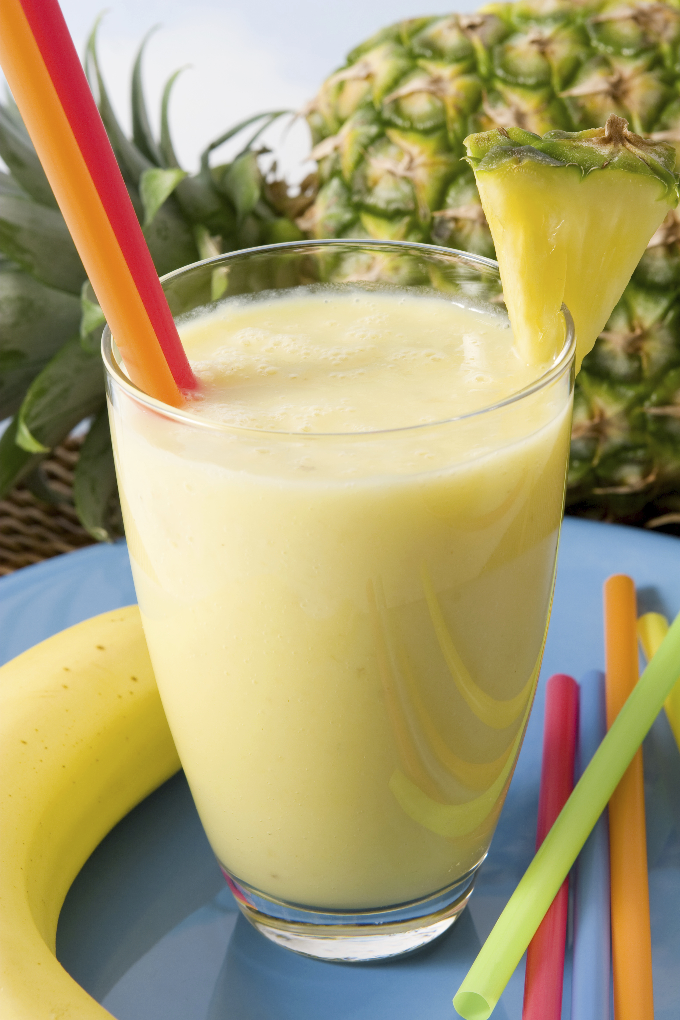 Batido de piña aromatizado con canela