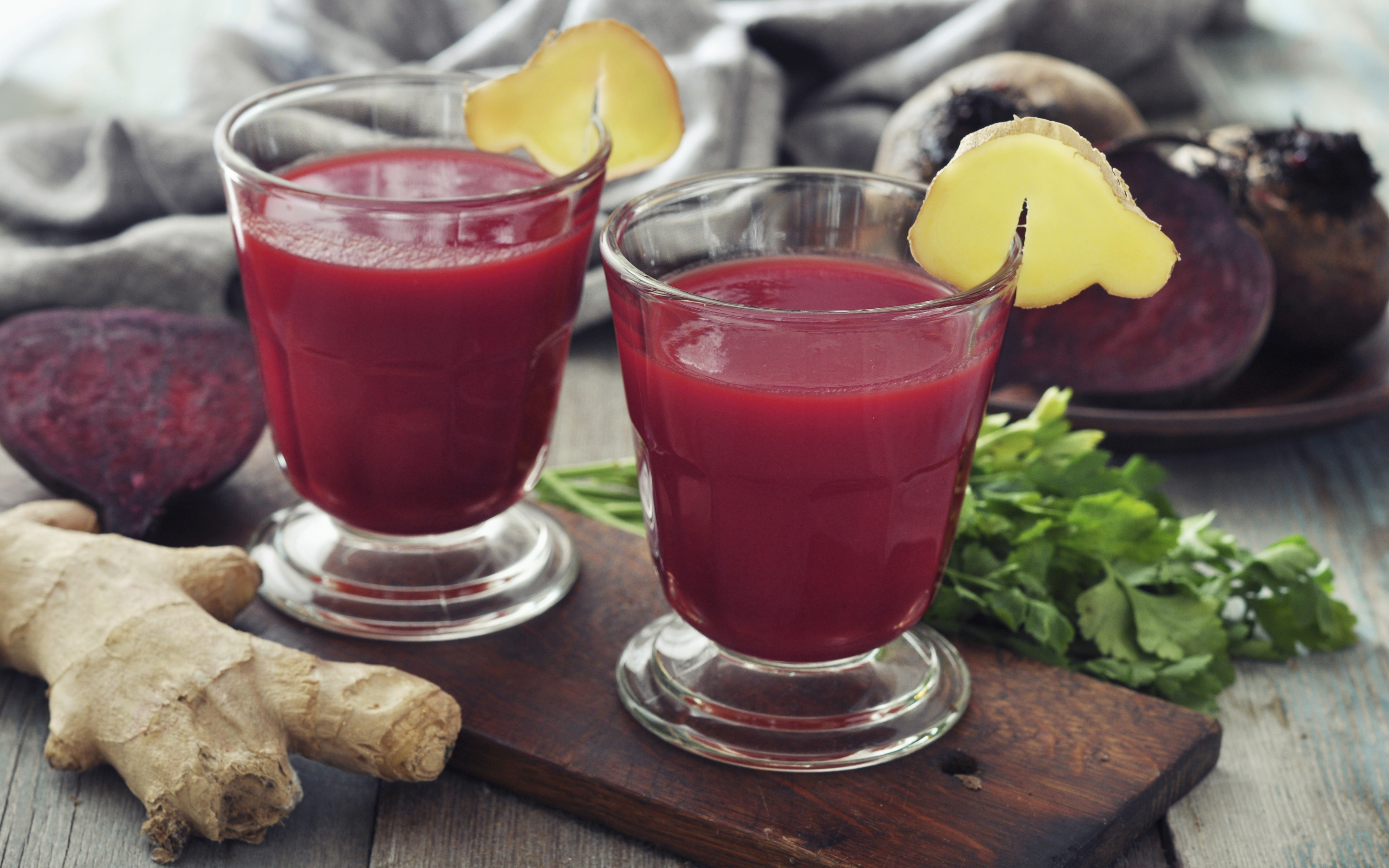 Smoothie de remolacha y jengibre