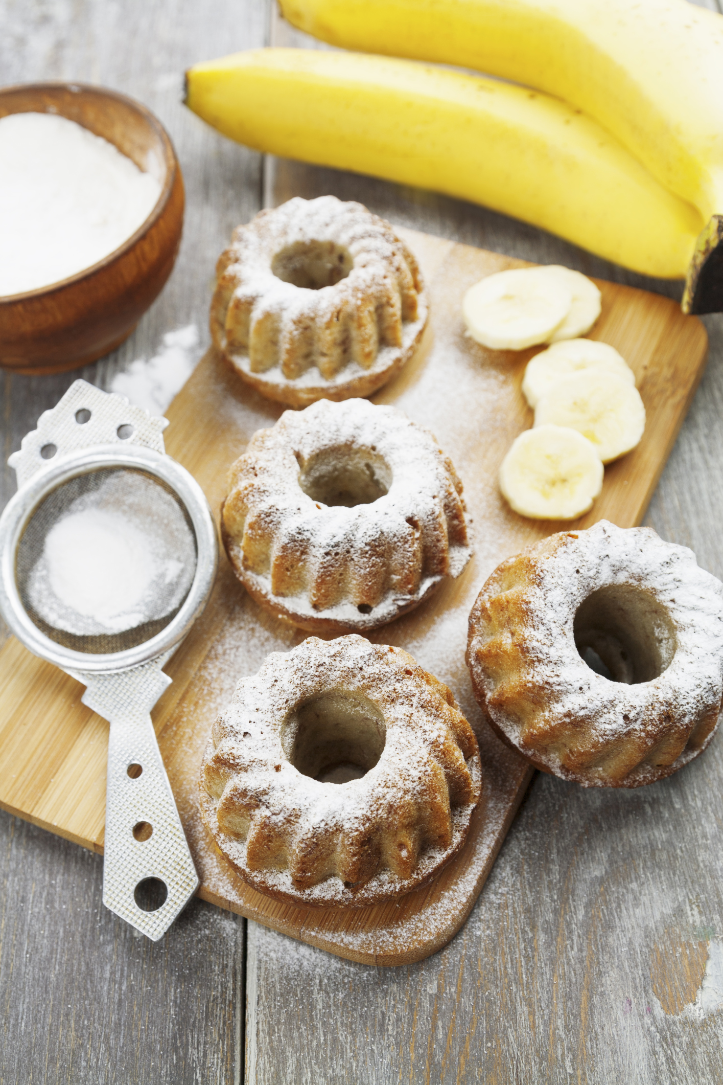 bizcocho  CON  platanos