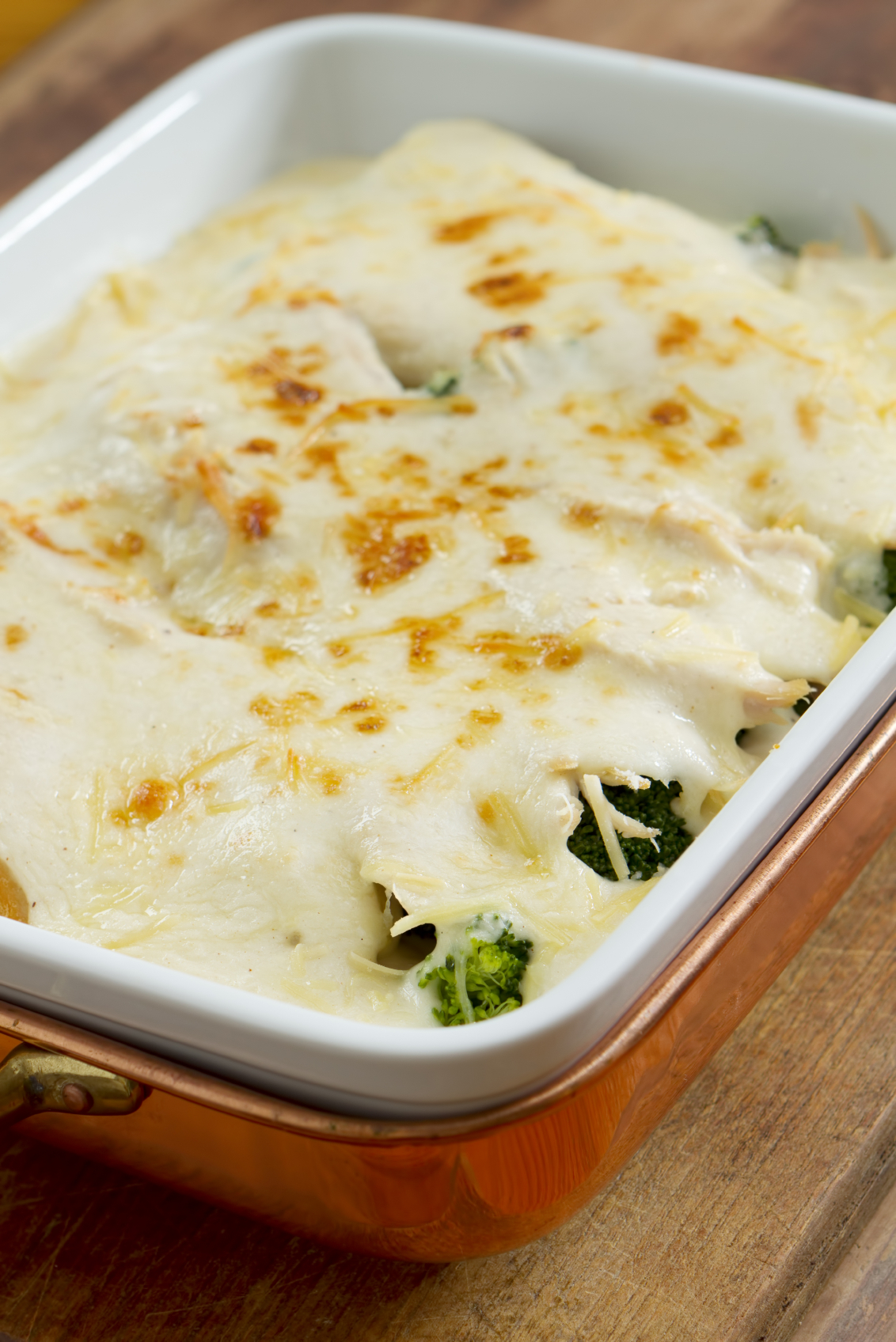 Brócoli con bechamel