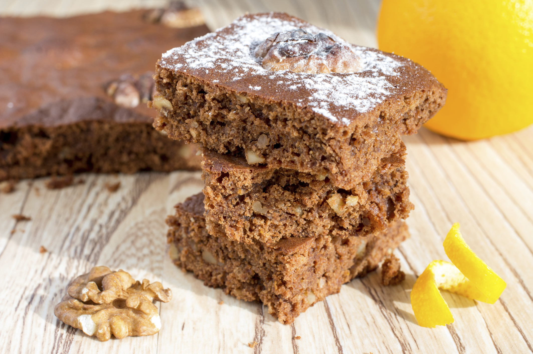 Brownies de chocolate y nueces