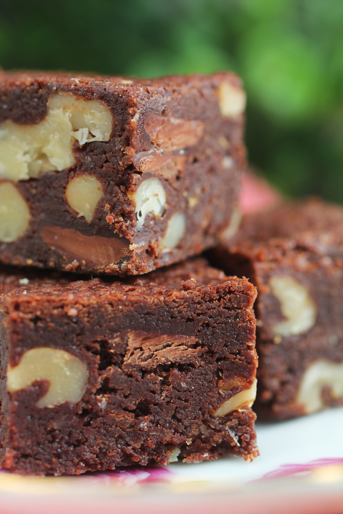 Brownies con frutos secos