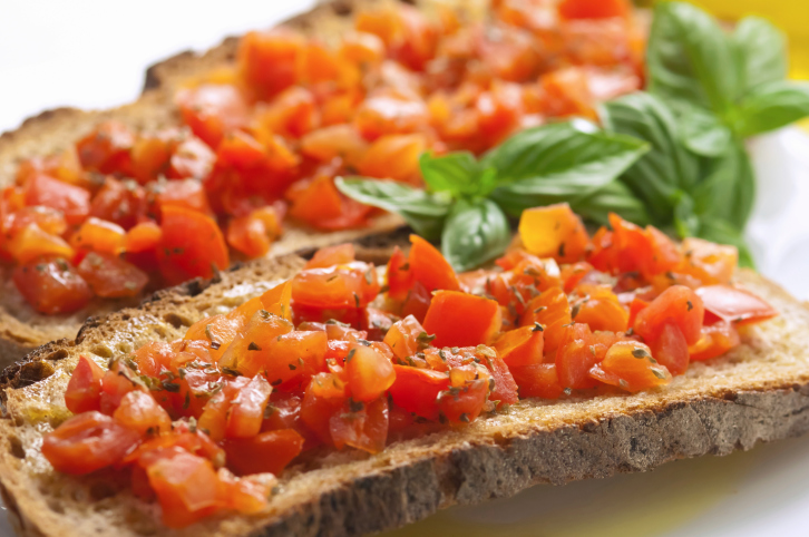 Bruschetta clásica italiana