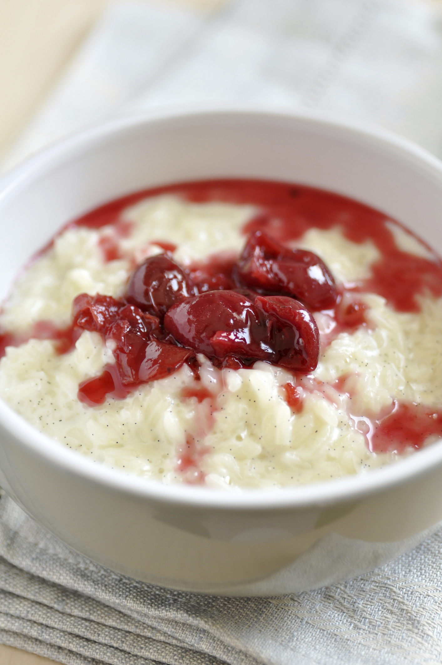 Budín de arroz con frutas