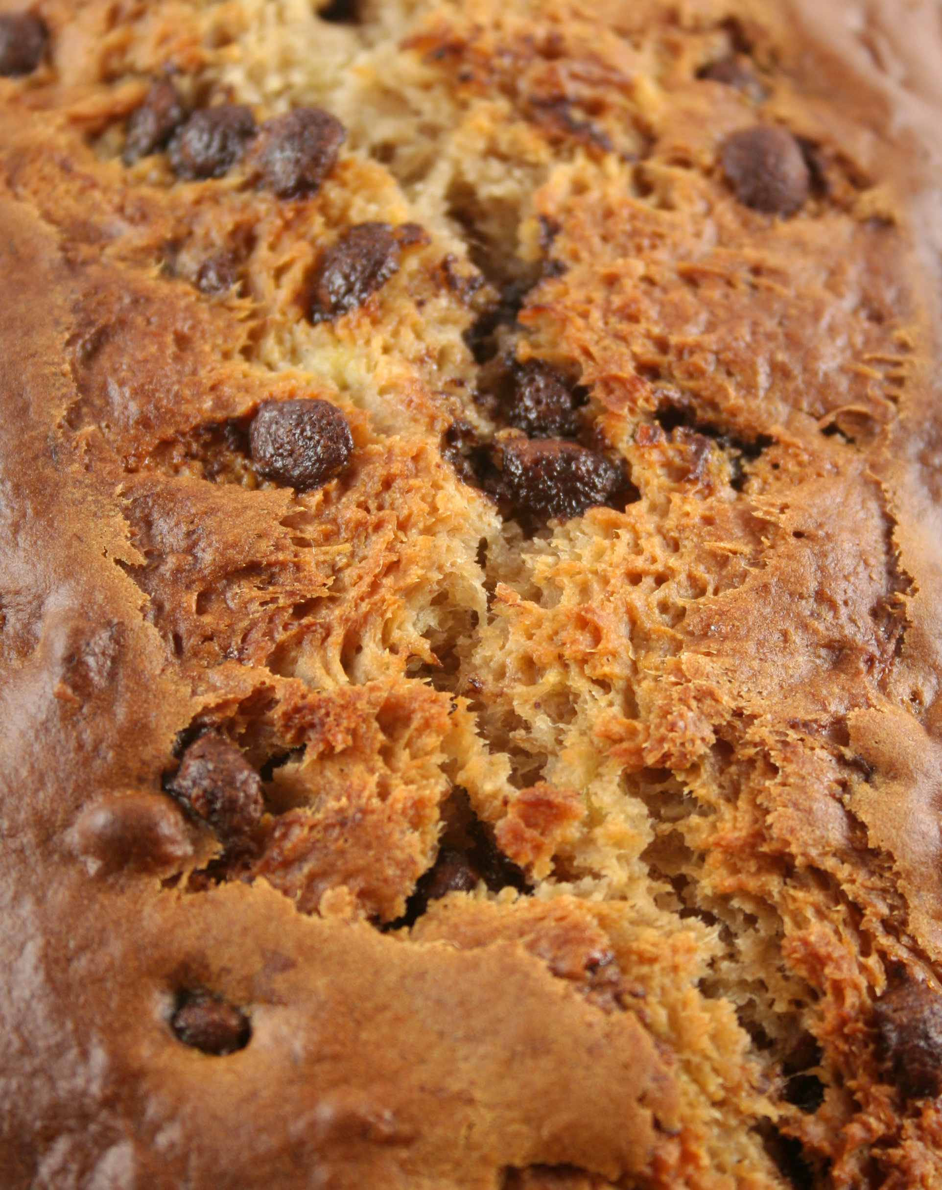 Budin con chips de chocolate