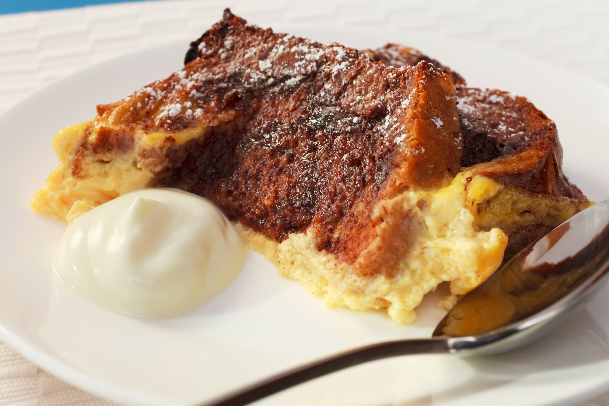 Budín de pan con puro chocolate