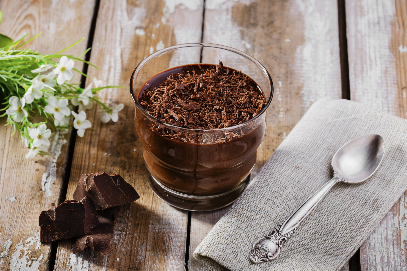 Budín de vainilla y cacao