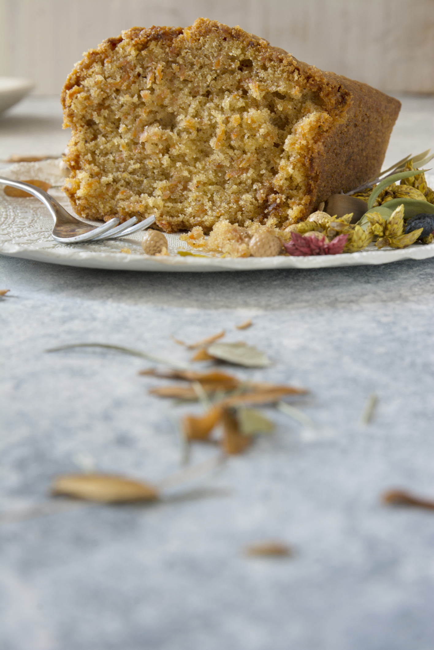 Budín de zanahoria integral