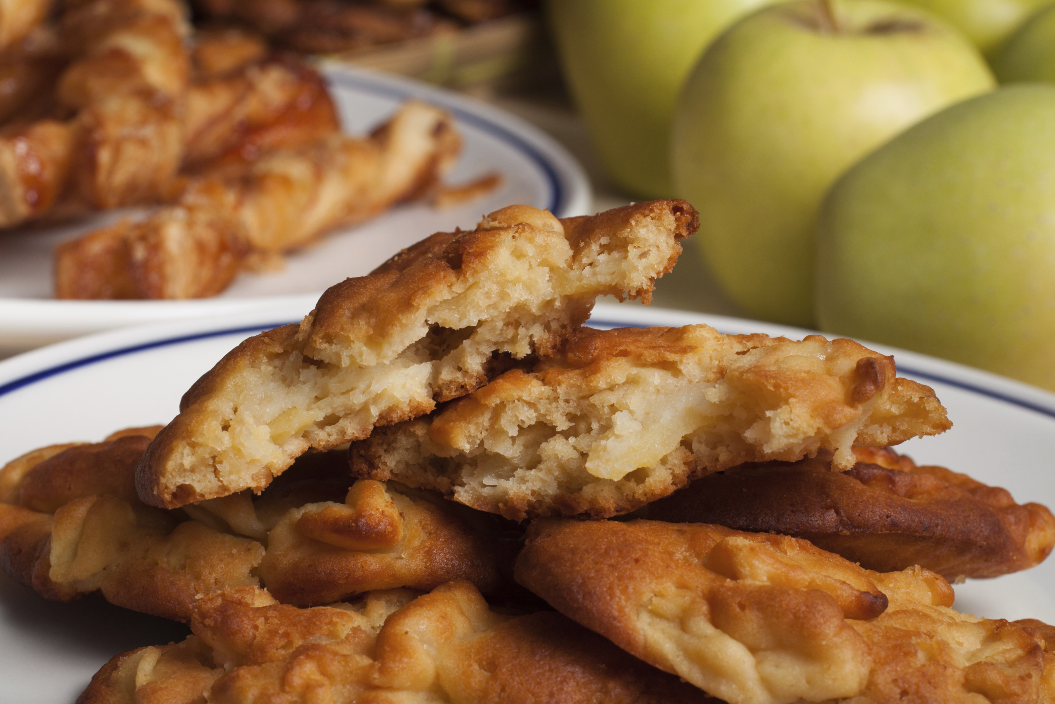 Buñuelos de manzana con cerveza